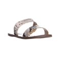 thumbnail image 1 of Womens Steve Madden Rage Double Strap Slide Sandals, Natural Snake, 1 of 5