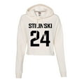 thumbnail image 1 of Womens Stilinski LaCrosse #24 Cropped Hooded Sweatshirt, 1 of 1