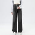 thumbnail image 1 of Womens Straight Leg Maternity Jeans Stretchy Over The Belly Support Pregnancy Casual Adjustable Waist Denim Pants, 1 of 5