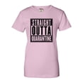 thumbnail image 1 of Womens Straight Outta Quarantine T-Shirt, 1 of 1
