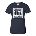 thumbnail image 1 of Womens Straight Outta Quarantine T-Shirt, 1 of 1
