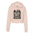 thumbnail image 1 of Womens Straight Outta The Upside Down Cropped Hooded Sweatshirt, 1 of 1