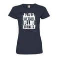 thumbnail image 1 of Womens Straight Outta The Upside Down Deluxe Soft T-Shirt, 1 of 1