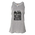 thumbnail image 1 of Womens Straight Outta The Upside Down Flowy Racerback Tank Top T-Shirt, 1 of 1