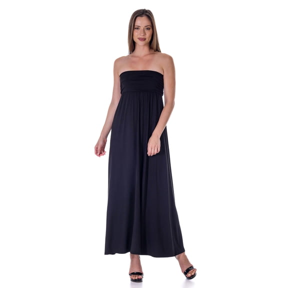 Womens Strapless Maxi Dress