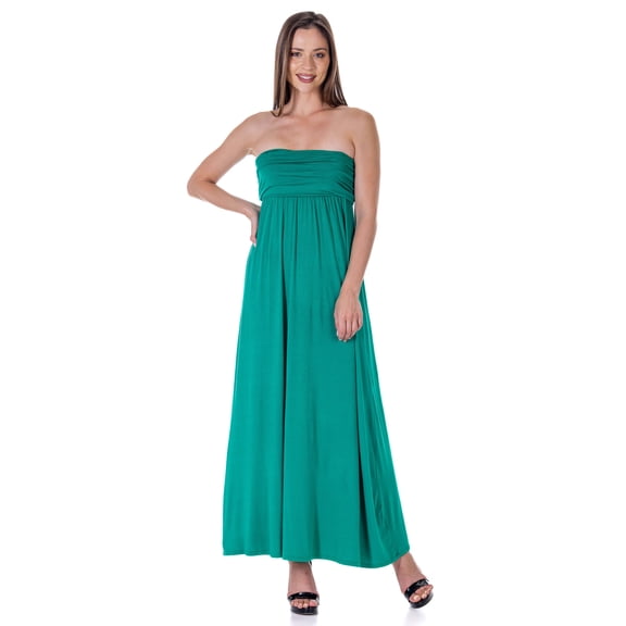 Womens Strapless Maxi Dress