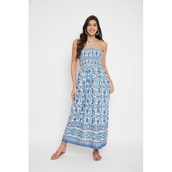 Womens Strapless Maxi Tube Dress Summer Long Tube Casual Beach Party Tube Dresses for Women Evening Party Swimsuit Online by Oussum