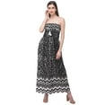 thumbnail image 1 of Womens Strapless Plus Size Maxi Tube Top Long Skirt Sundress Summer Off shoulder Beach Party Dress, 1 of 5