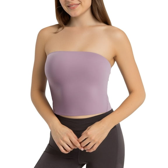 Womens Strapless Sexy Back Yoga Top - Sports Vest