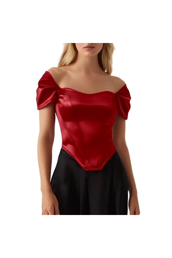Womens Strapless Tube Top - Sexy Trendy Design for Jeans