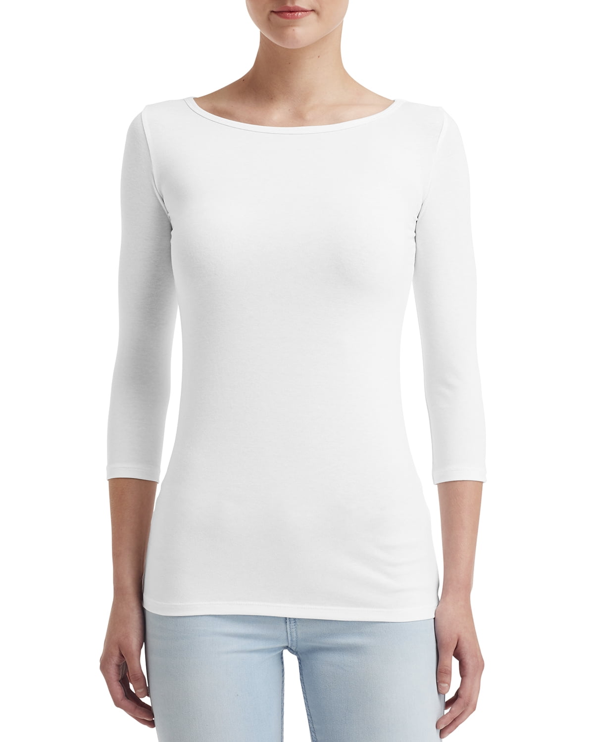 Womens Stretch 3/4 Sleeve T-Shirt