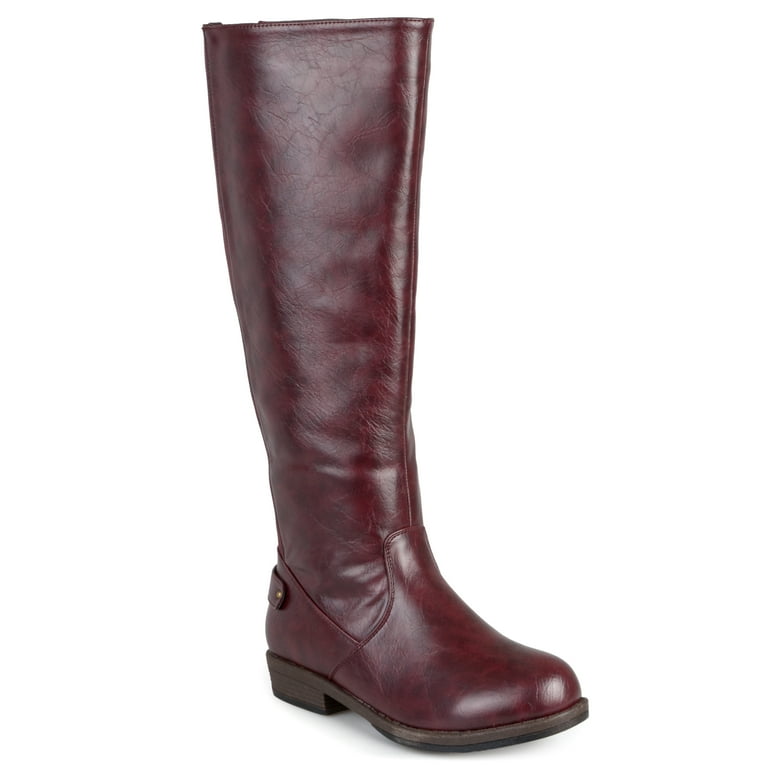 Stretch riding top boots womens