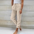 thumbnail image 1 of Womens Stretch Work Pants for Office, High Rise Straight Leg Trousers with Pockets, Wrinkle-Free Business Casual Bottom for Women, 1 of 6