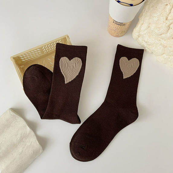 Womens Striped Crew Socks Soft Moisture-Wicking Crew Socks LightWeight Thin Cotton Socks Cuff Casual Ankle Socks Best Support for Nurses Running Travel