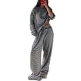 thumbnail image 1 of Womens Striped Lounge Set 2 Piece Outfit,2XL, 1 of 4