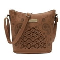 thumbnail image 1 of Womens Stylish Crossbody Handbag PU Bucket Bag, 1 of 6