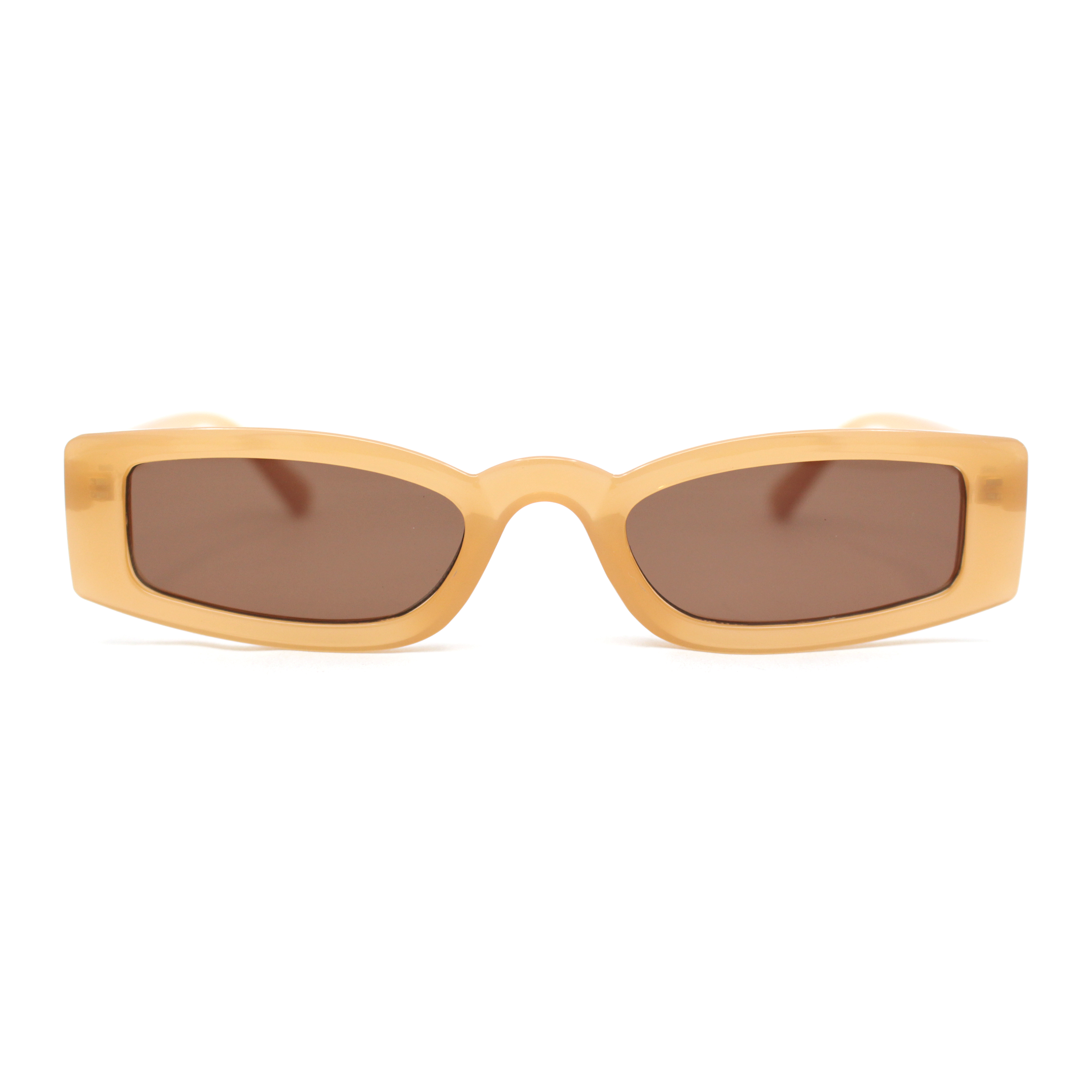 Stylish Beige Sunglasses Amazon.com: COTIA 2025 Fashion Square Pilot Sunglasses for  main image 2