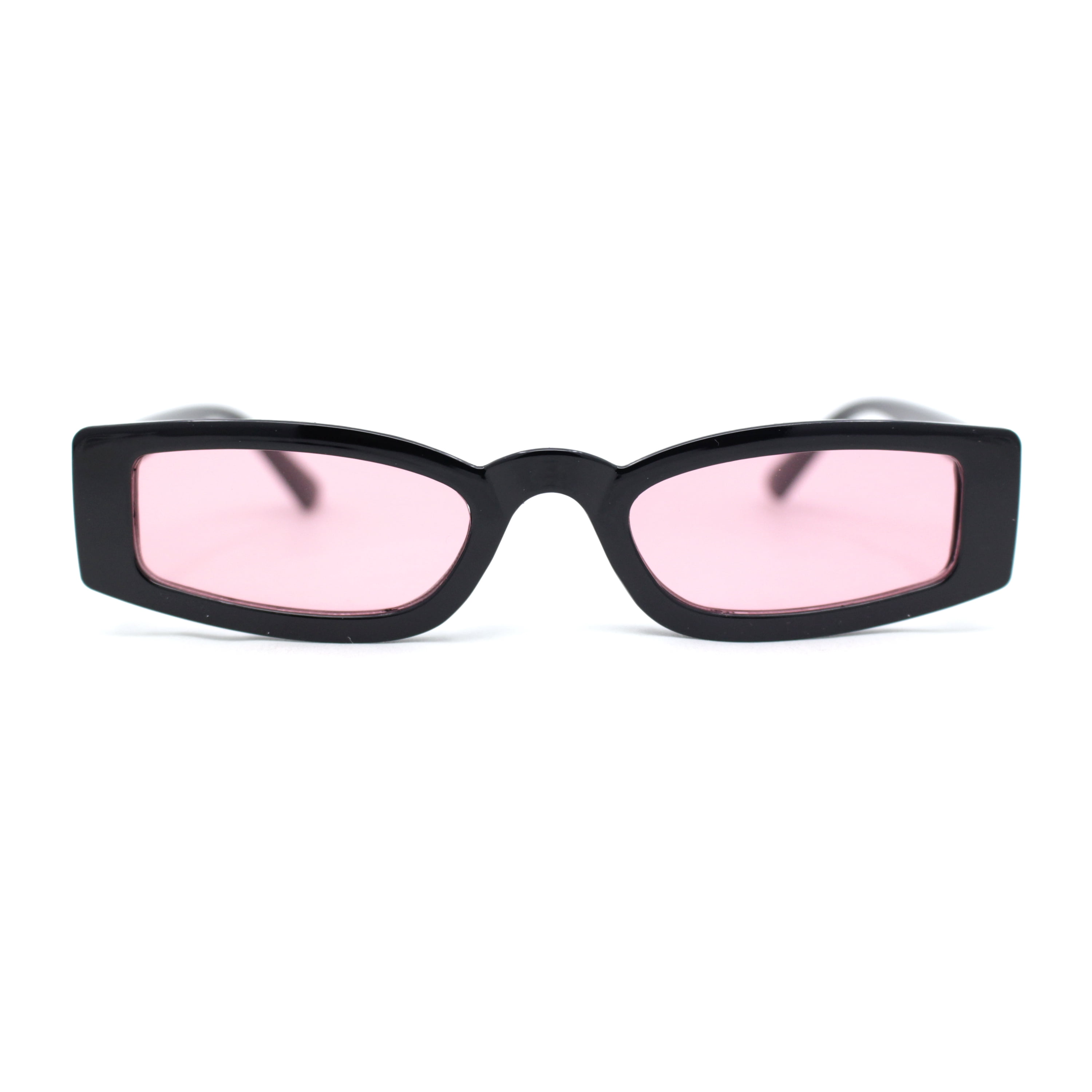 Womens Stylish Modish Narrow Rectangle Plastic Sunglasses  display picture 3