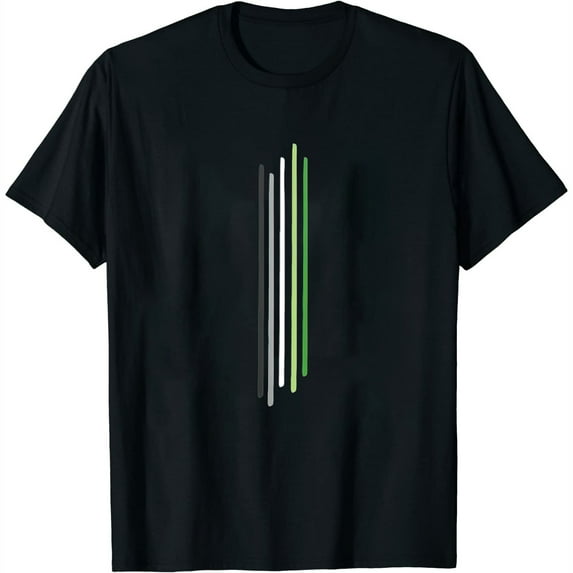 Womens Subtle Aromantic Pride, Aro Flag, Pride Month T-Shirt Black 2X-Large