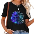 thumbnail image 1 of Womens Suicide Prevention Awareness No Story Should End Too Soon T-Shirt Black, 1 of 3
