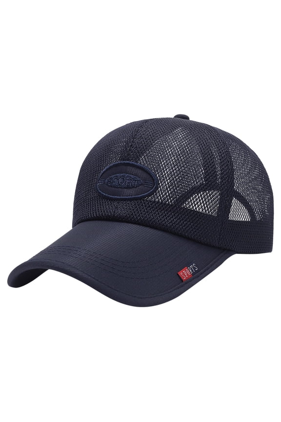 Womens Summer Baseball Cap Men Ladies Embroidered Letters Mesh Breathable Sunshade Mesh Hat Mens Sun Hats