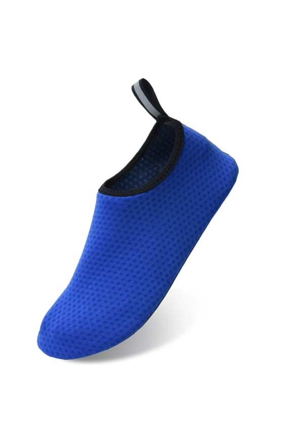 Womens Summer Bathing Water Shoes Quick Dry Beach Non Lightweight Surf Swim Pool Yoga Barefoot Footwear Blue 37