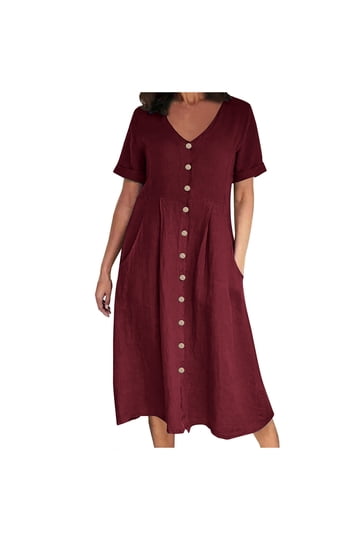 Shop Summer Dresses for Women with Stylish Button-Down Styles