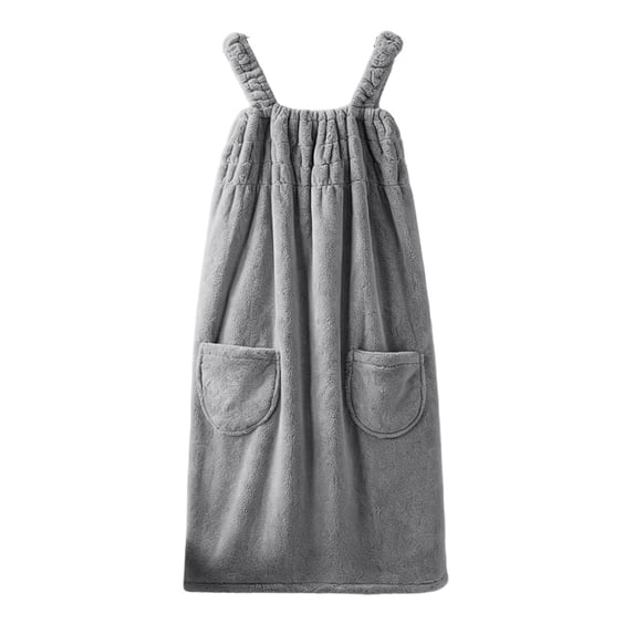 Womens Summer Dresses, Women Bath Wrap Towel for Spa Shower Bath Robe Shower Cover Up Dressing Gown with Pocket