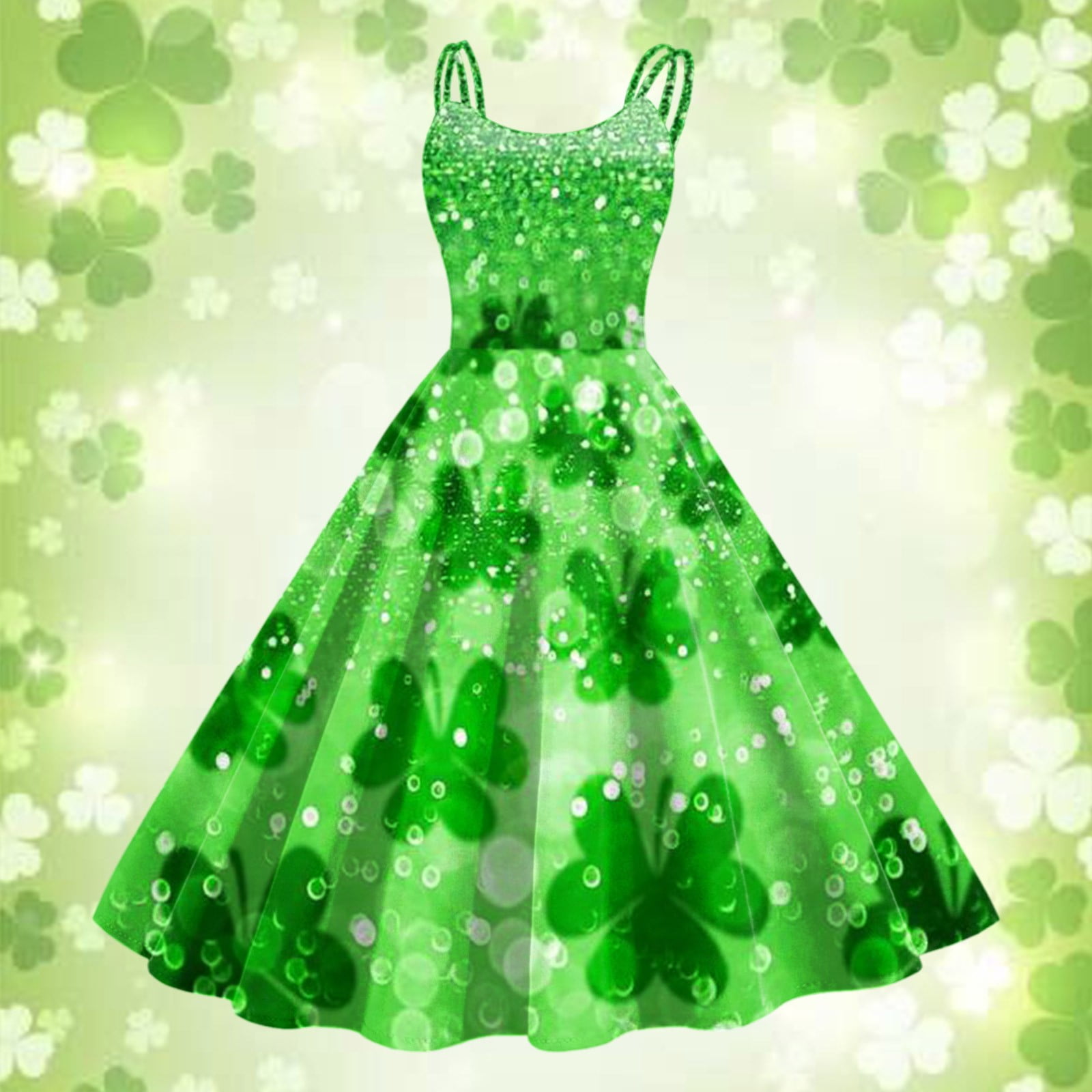 Womens Summer Dresses ladies Sleeveless Knee Length Retro A Line Flared