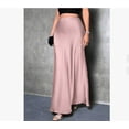 thumbnail image 1 of Womens Summer Fall Skirt Silk Elegant High Waist Cocktail Party Wedding Mermaid Satin Maxi Skirts, 1 of 5