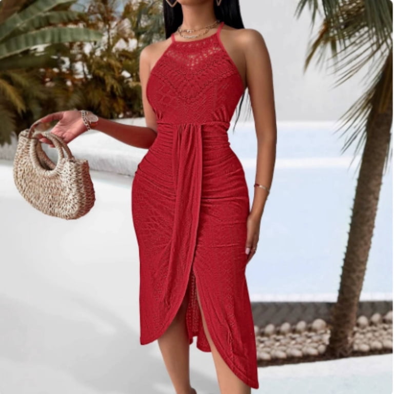 eyelet bodycon dress Eyelet Bodycon Dress in White