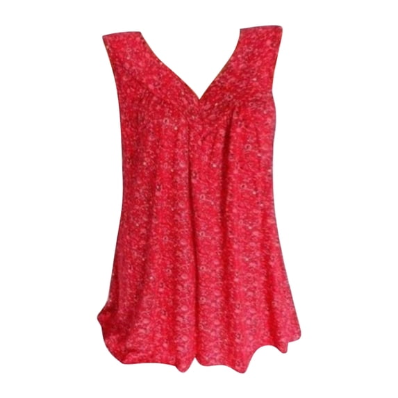 Womens Summer Loose Sleeveless Vest T Shirt Blouse Boho Lace Tops Plus Size