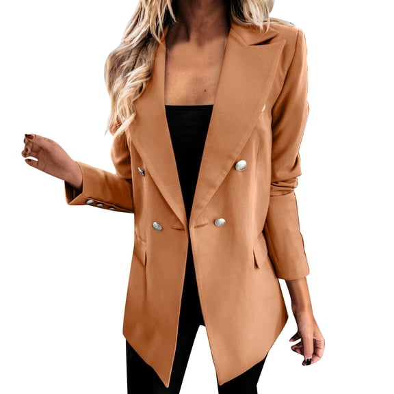 Womens Summer Outfits, Women Blouses, Women Casual Button Down Shacket Long Sleeve Tops with Pockets Stylish Versatile Outerwear for Everyday Wear