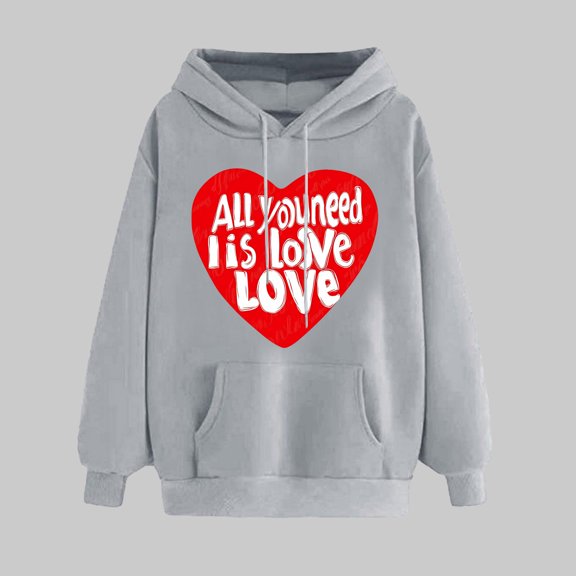 Womens Summer Shirts Women's Clothing Ndbuld Women's Print Winter Hoodie Pullover Tops Long Sleeved Comfortable Sweatshirt Rollbacks