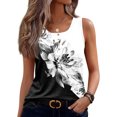 thumbnail image 1 of Womens Summer Sleeveless Tops Loose Button Henley Shirts Crew Neck Dressy Casual Blouses L, 1 of 7