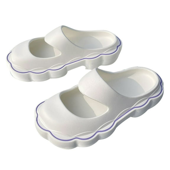 Womens Summer Slides Sandals Soft Platform Clogs Mules Comfortable Closed Toe Slip On Walking Shoes Indoor Outdoor Water Beach Dress Slippers