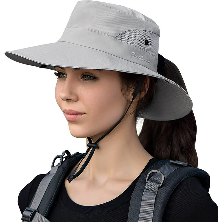 Casquette Femme FURTALK Safari Sun Hats For Men Women Boonie Wide - Main Image