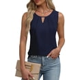thumbnail image 1 of Womens Summer Tank Top Sleeveless Business Casual Outfits 2024 Basic Loose Dressy Work Shirt, 1 of 6