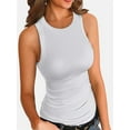 thumbnail image 1 of Womens Summer Tank Tops Crewneck Sleeveless Shirts Tanks Slim Fitted Casual Basic Tee Shirt, 1 of 6