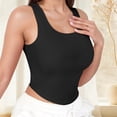 thumbnail image 1 of Womens Summer Tank Tops Going Out Crop Shirts Square Neck Cute Y2k Fashion Clothes Spring Outfits 2025, 1 of 6
