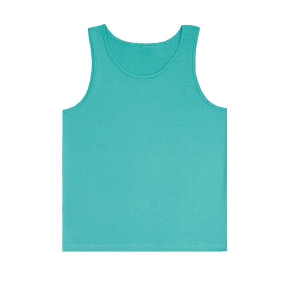 Womens Summer Tank Tops, Sleeveless Shirts for Women Casual Loose Fit Solid Color Basic Crewneck Tees Workout Tops