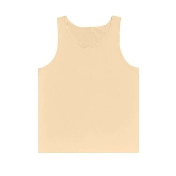 Womens Summer Tank Tops, Sleeveless Shirts for Women Casual Loose Fit Solid Color Basic Crewneck Tees Workout Tops