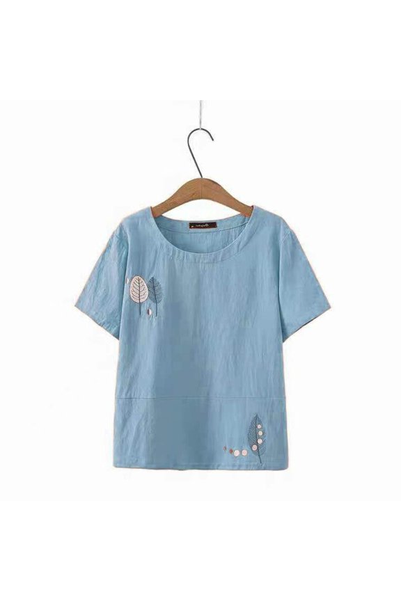 Womens Summer Tee Shirts Tunic Tops Short Sleeve Womens Tops Dressy Blouses Basic Solid Color Tees Womens Tops Plus Size Short Sleeve My Reorder List