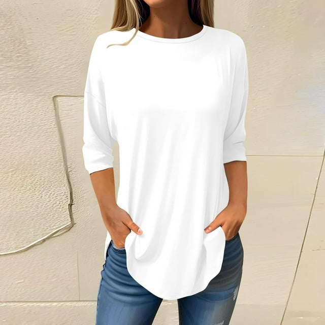 Womens Summer Tops, 2024 Workout Plus Size Dressy Casual Blouses Women