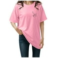 thumbnail image 1 of Womens Summer Tops 3 Long Sleeve Shirt Women Neck Deep Dressy Christmas Top Women Long Sleeve Tops Pack T Shirt Junior Girl Us Slim Womens Pocket Tunic Tee Christmas L, 1 of 5