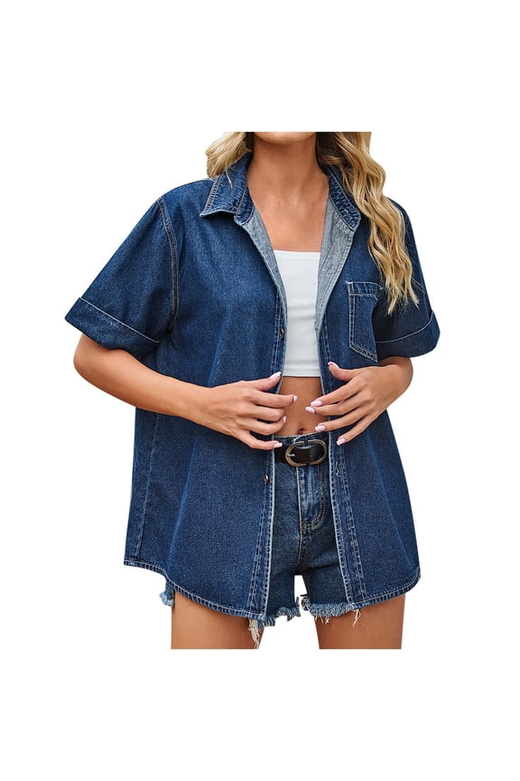 Womens Summer Tops Boho Elegant Blouses for Women Sexy Night Club Red Shirts for Women Dressy Womens Sports Tops Loose Fit Try Before You Buy Womens Clothing