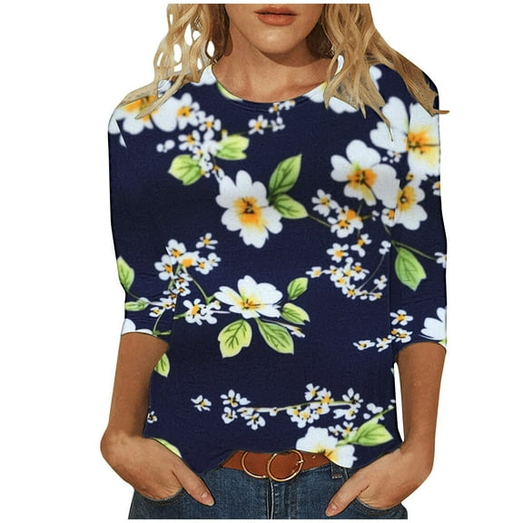 Womens Summer Tops Casual Boho Shirts for Women Dressy Casual Work