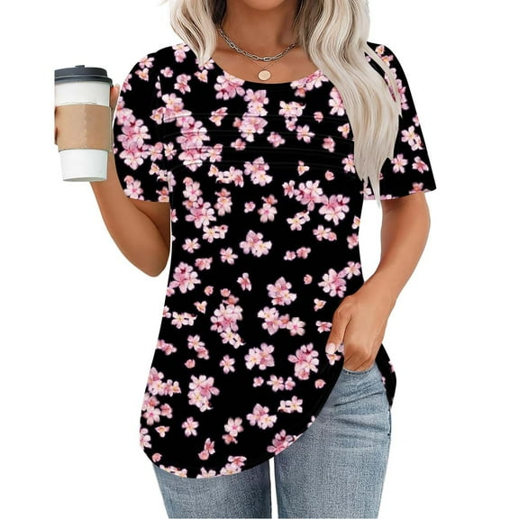 Womens Summer Tops Casual Linen Shirts for Women Trendy Plus Size Summer Clothes for Mature Women 2025 Vacation