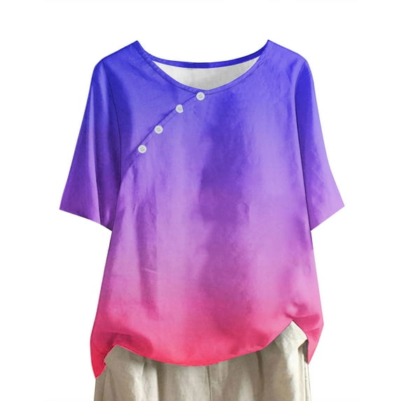 Womens Summer Tops Casual Plus Size Big Workout Tshirts Shirts Adults Plus Size Golf Shirts for Women