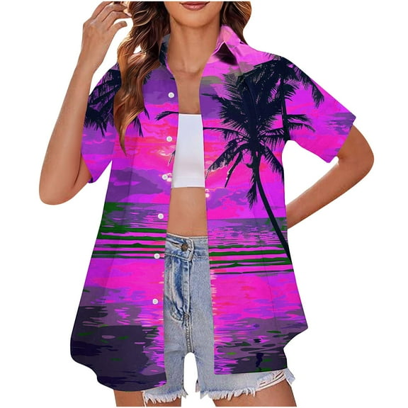 Womens Summer Tops Casual Plus Size Womens Funny T Shirts Fitted Summer Clothes for Young Women 2025 Vacation